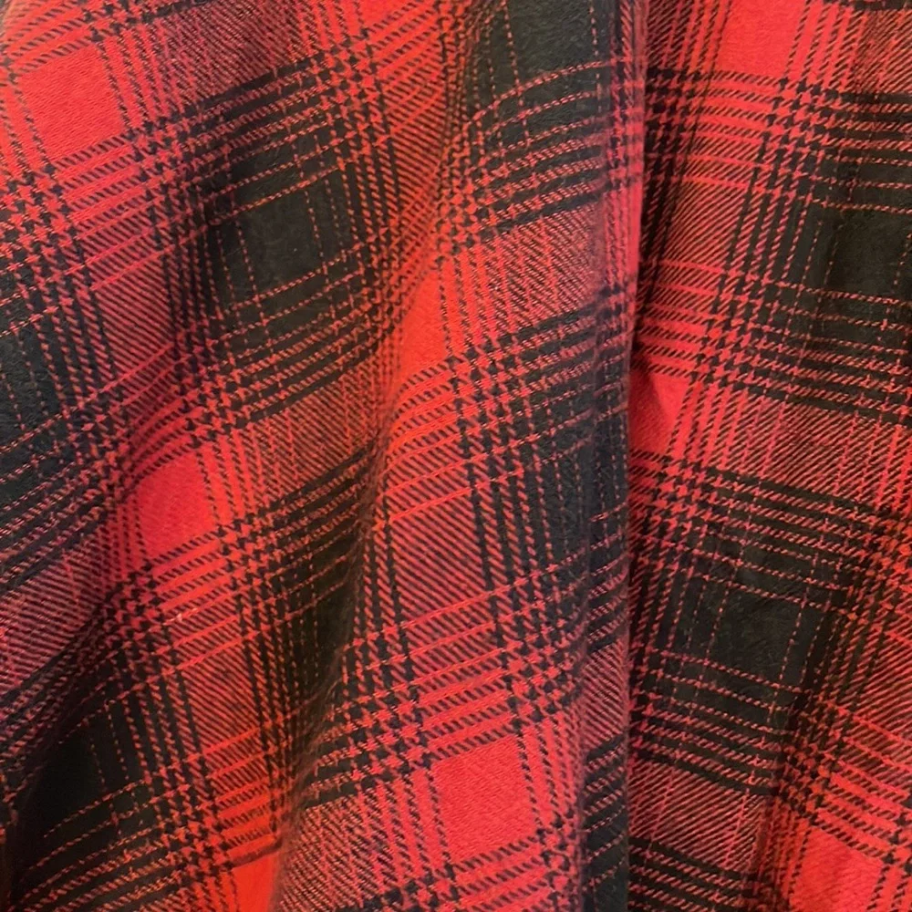 Scarf Shawl Buffalo Check Red Black Ladies Women’s Wrap Winter Fall Drape Fall